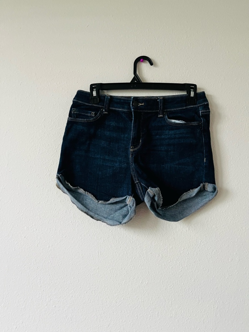 Women’s True Craft Dark Denim Roll-Cuff Women's Shorts - Size 5
